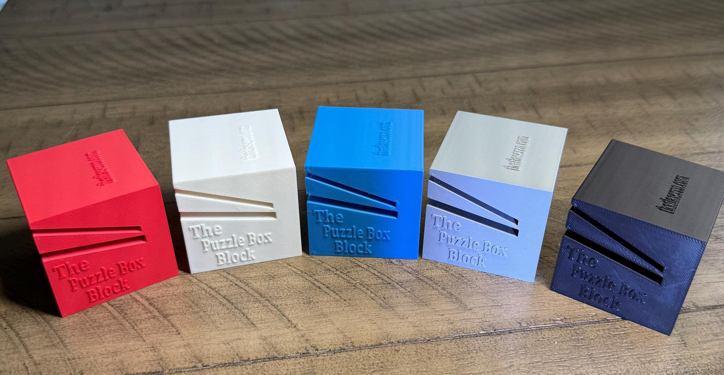 Puzzle Box Block | Puzzle Box Lid Holder | Perfect Gift for the Puzzler | Puzzles