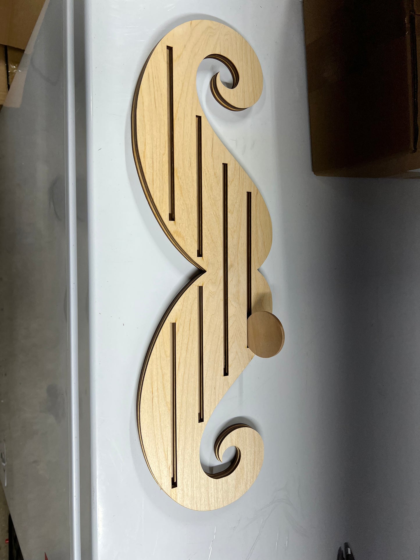 Mustache Challenge Coin Rack