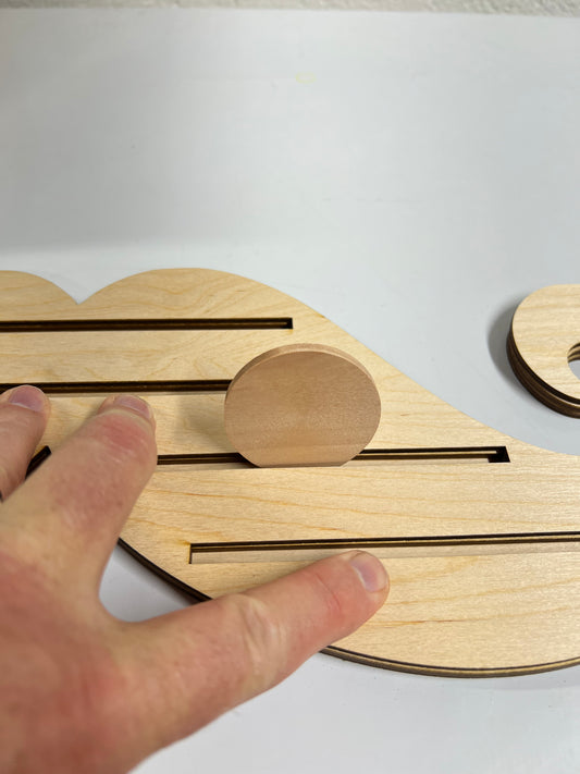 Mustache Challenge Coin Rack