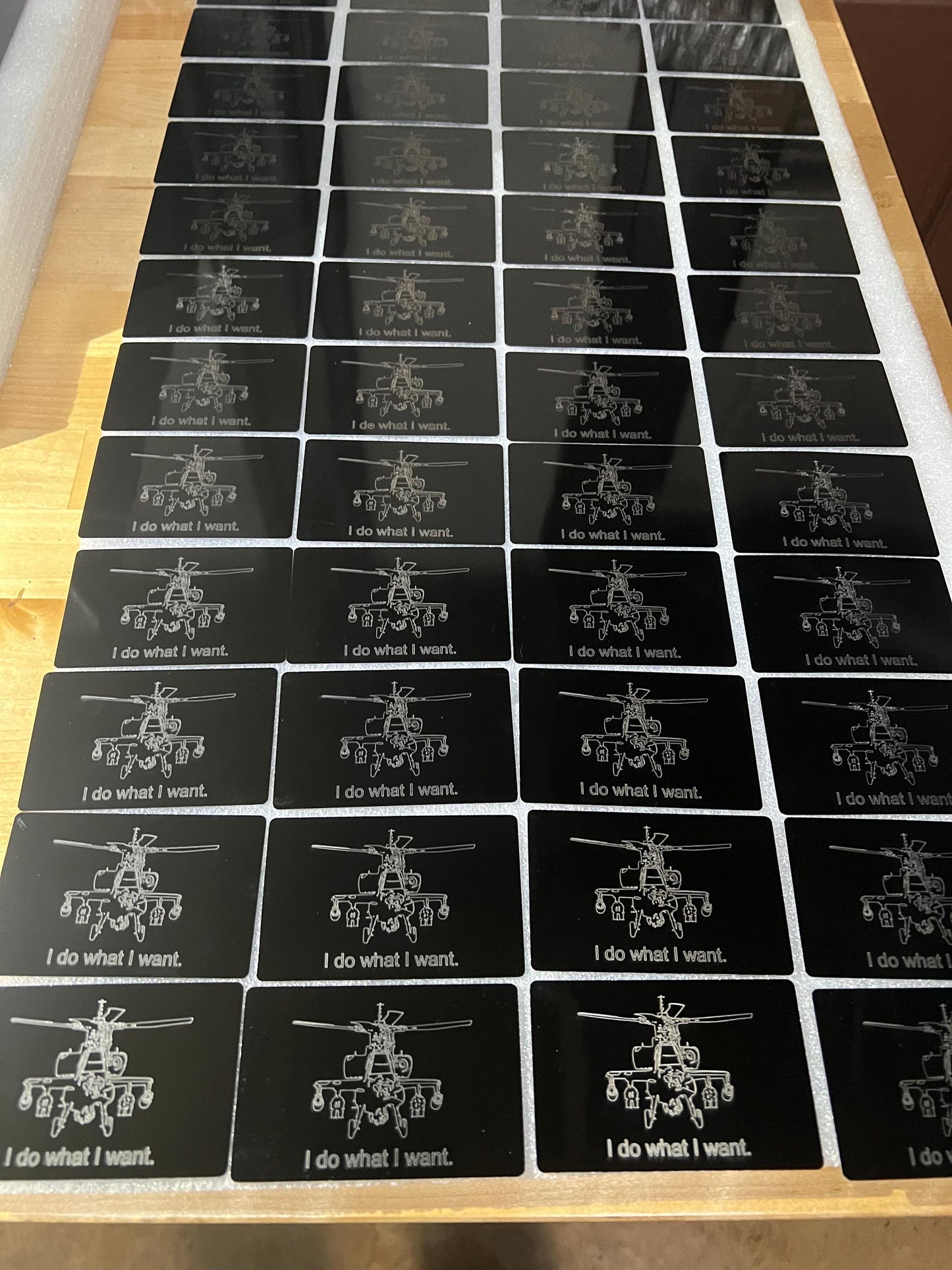 Set of 10 Laser Engraved Custom METAL Business Cards- Double Sided- Stand Out & Make it Your Own