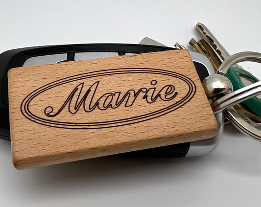 Bulk Quantity (25)- Laser Engraved Key Chains